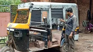 (Shutter fitting ). piaggio ape learning video finishing work