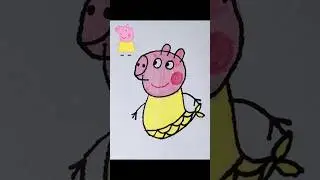 Draw Mermaid Chole Pig | Peppa Pig 646 #easydrawing