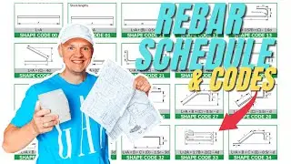 How to read REBAR drawings, schedules and codes.