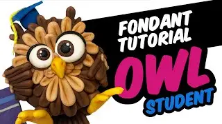 Fondant tutorial | OWL | cake topper