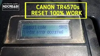 RESET Printer Canon TR4570s work 100%, solusi berkedip bergantian