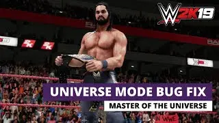 How To FIX Custom Championship Bug After Patch 1.02! (WWE 2K19)