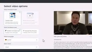 AI Video Translate Edit the Transcription | Synthesys AI Studio