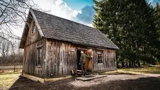Night alone in the forest hut (Simple life) | Story 2