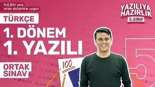 KİM 100 İSTER? 5.Sınıf Türkçe 1.Dönem 1.Yazılıya Hazırlık - 2024-2025-  Sınav Konuları Full Tekrar