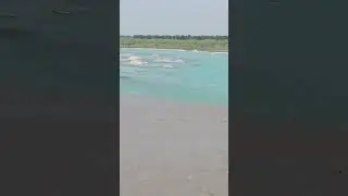 Indus River | Blue & Black Water Running Together | Attock River 
