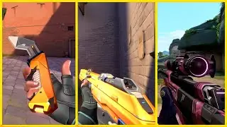 ALL NEW VALORANT BATTLE PASS SKINS PREVIEW (COMPOSITE KNIFE - VALORANT BATTLE PASS KNIFE