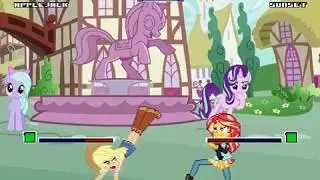 MUGEN Request - Applejack Vs. Good Sunset Shimmer