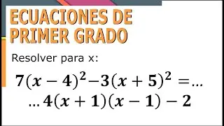 Ecuaciones Lineales - Ej 05 - SimpleAlgebra1