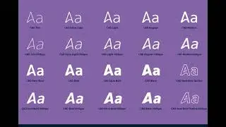 CAD Font