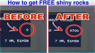 How to get FREE shiny rocks