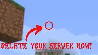 If you see this man in your server delete it asap(scary minecraft video)