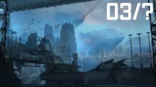 Hard Scifi Cityscape Digital Environmental Design Concept Art Clip Studio Paint 3/?