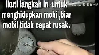 Langkah-langkah menghidupkan mesin yang benar