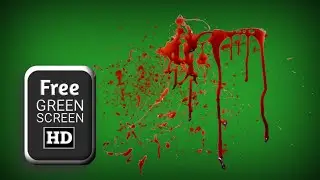 Top 5 blood green screen animation | Blood green screen video effects | green screen blood splash