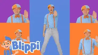 Blippi Wiggle | Dance and Play with Blippi 🚍🍉| Colors For Kids 🌈🏳️‍🌈