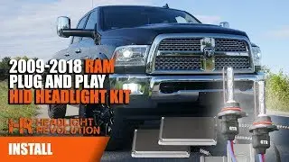 2009-2018 Dodge Ram Easy Plug and Play HID Projector Install - Smart PWM By GTR Lighting