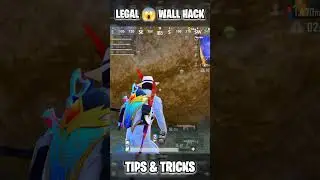 LEGAL 😱 WALL HACK 😈 TRY IT 💪 THEN COMMENT 👇 #shorts #bgmi #pubgmobile #pubg #tipsandtricks
