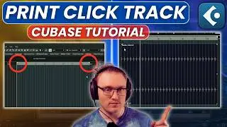 Cubase Tutorial: Print Your Metronome Click to Audio (Fast Method)