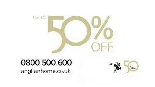 Anglian Home Improvements Fifty For Fifty TV Commercial April 2016