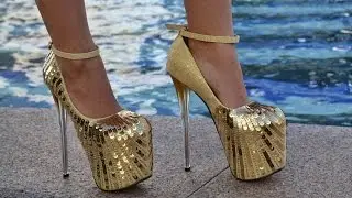 Escarpin à haut talons sequin Tidebuy.com