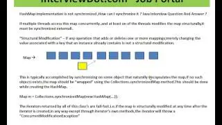 Synchronize HashMap Collections SynchronizedMap