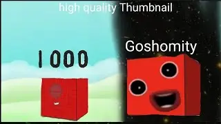 One thousand to one millillion