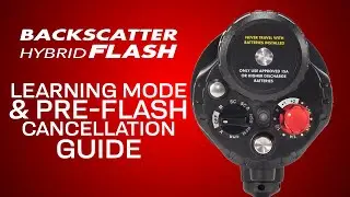 Backscatter Hybrid Flash, Underwater Strobe Guide - Learning Mode & Pre-Flash Cancellation