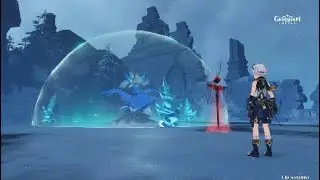 Como derrotar Regisvine Cryo de Dragonspine (single player) - Genshin Impact