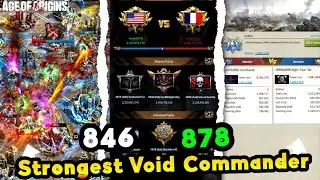 Nation 878 Vs 846 🔥 Strongest Void Commander 🔥 ::: Age of Origins #24EGaming