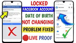 (On video) How to change Date of Birth of locked facebook Account | 100% Working Trick