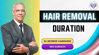 What is the time duration for each laser hair removal session?