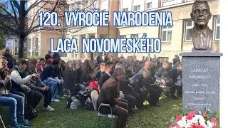 Slávnostné odhalenie busty pri príležitosti 120. výročia narodenia Laca Novomeského