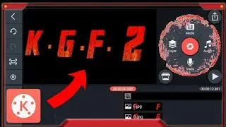 KGF CHAPTER 2 Font| How to make kgf font using kinemaster| Kinemaster main kgf font banayen 