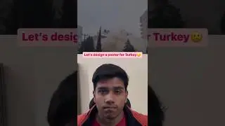 Pray for turkey 🇹🇷 #design #ytshorts #turkey