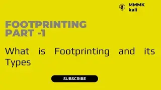 What is Footprinting ? ands its types? #kalilinux #hacker #linux #footprinting #ethicalhacker #hack