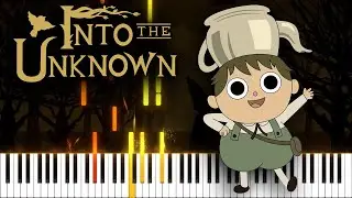 Over the Garden Wall - Into The Unknown | Piano Tutorial [MIDI File]