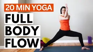 Full Body Yoga Flow | Intermediate Power Vinyasa Class | 20 Minutes