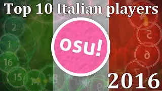 Top 10 Italian players of 2016 [osu! standard]