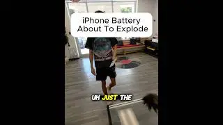 IPHONE BATTERY ABOUT TO EXPLODE!!!! 
