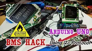Laptop battery data retrieval and reset with arduino - BMS HACK 