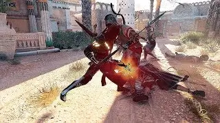 Assassin's Creed Origins Legendary Spear & Scepter Kills with Isu Armor