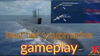 modern warship best tier 3 submarine gameplay