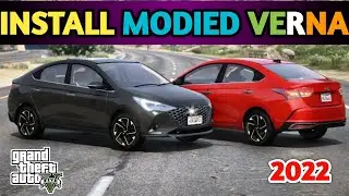 HOW TO INSTALL HYUNDAI VERNA 2022 IN GTA 5 |EASY STEP BY STEP IN HINDI | RGX PREMIUM MODS |