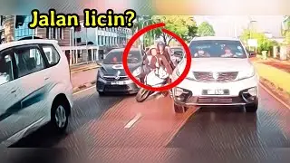 Hati-hati mencelah di jalan yang sibuk