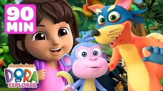 Let's Help Dora! 🫶 90 Minute Compilation | Dora & Friends