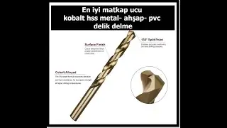 en kaliteli hss  kobalt matkap ucu uçları HSS-CO Yüksek Hız Çelik M35 cobalt Ahşap Metal