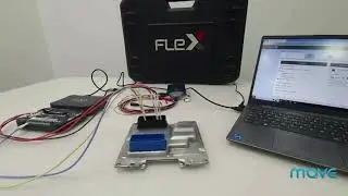 Leitura da ECU GM E84 do Chevrolet Onix com Magic Flex e Bitbox
