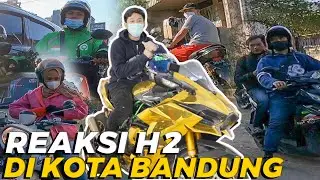 REAKSI WARGA BANDUNG MELIHAT MOTOR H2 EMAS DONI SALMANAN