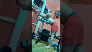 Wednesday workout #triceps #tricepsworkout #homegym #gymrat #gymmotivation